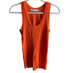 Zara Orange Tank